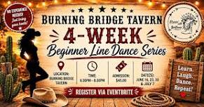 Burning Bridge Tavern 4-Week Beginner Line Dance Series