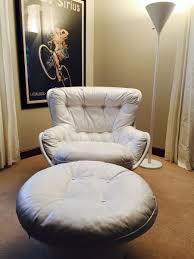 Mid Century Swivel Chair And Ottoman Leather Collectors Weekly