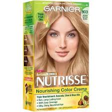 Garnier Nutrisse Nourishing Hair Color Creme Blondes 803 Medium Buttery Blonde 1 Kit Walmart Com Buttery Blonde Nourishing Hair Hair Color