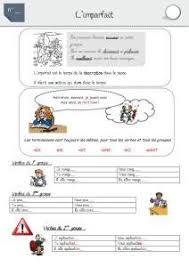 Fiches Outils De Conjugaison Classeurdecole Imparfait Activites Voyelles