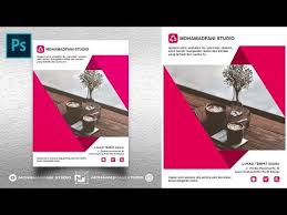 Cara Desain Brosur Atau Flyer Perusahaan Tutorial Photoshop Indonesia Youtube Photoshop Desain Brosur Desain