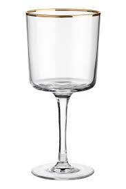 Verre Avec Bord Dore Modele Verre A Pied Verre Verre De Vin