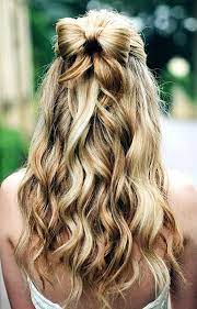 Top 18 cute hair bow styles for girls. Half Up Bow Hair Style Novocom Top