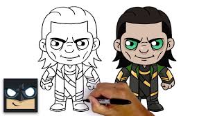 How to draw a cute lollipop, things to draw. Hoe Loki Uit De Avengers Te Tekenen Stap Voor Stap In Chibi Versie