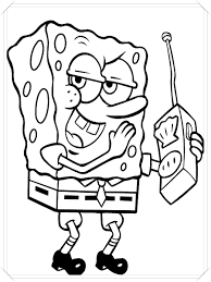 Bob Esponja Para Colorear Png