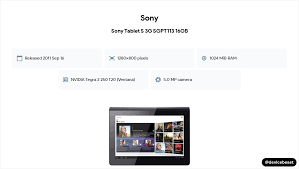 Sony Tablet S 3G SGPT113 16GB Full ...