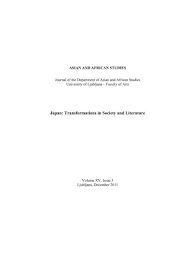 Free online language games and courses. Japan Transformations In Society And Literature Filozofska Fakulteta