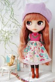 colorful blythe outfit with hat ブライス人形 かわいい 人形の服