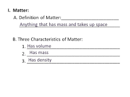 Matter of fact, all taken together it's just good pay for eight. I Matter A Definition Of Matter B Three Characteristics Of Matter 1 Ppt Download