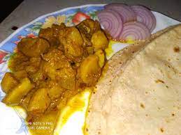 Roti With Mushroom Sabji Homemade Recipes Food Food To Make