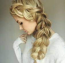 Beautiful Thick Side Braid Hair Beauty Braidedhair Valentines Hairstyles Braided Hairstyles Hair Styles
