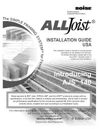 I Joist Installation Guide Manualzz Com