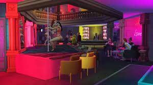 The Sims 4 White Rabbit Strip Club