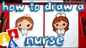 Cartoon manual drawing of doctor and nurse, pen art, kwentong pambata. How To Draw Cartoon Nurse Youtube