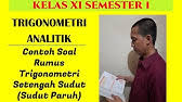 Perbandingan sisi sisi pada segitiga siku siku pada sudut khusus dapat diterapkan untuk mengerjakan soal tanpa harus mengguanakan teorema pythagoras lagi. Trigonometri Sudut Paruh Youtube