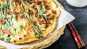 Korean Potato Pancakes Gamja Jeon Recipe Potato Pancakes Green Onion Pancake Onion Pancake