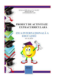 Ziua de 5 octombrie, desemnată de unesco drept ziua mondială a educației pentru a marca semnarea recomandării unesco/oim (organizația internațională a muncii) privind statutul profesorilor (1966). Calameo Ziua Educatiei La Arpasu De Jos