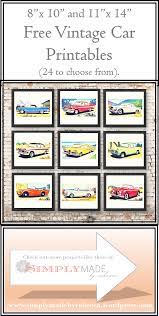 Free Vintage Car Printables Vintage Car Bedroom Vintage Car Party Vintage Cars