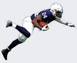Miles Sanders Penn State Rb College Football Art Football Illustration Football Wallpaper