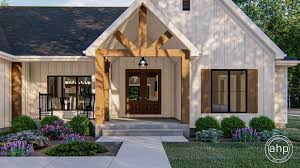 Find one level, small, 2000 sq ft, open, cute, mansion & more 1 storied designs! 1 Story Modern Farmhouse Plan Nashville