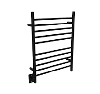 Amba Radiant 10 Bar Straight Plug-in and Hardwired Towel Warmer - 23.75"w x  31.5"h - Brushed Steel