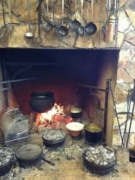 Open Hearth Cooking Utensils Cocinas De Cabanas Chimeneas De Lena Fogones Para Patio