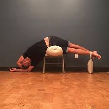 188 Likes 10 Comments Matt Phippen Mattphippen On Instagram Side Lying Crescent Moon I Guess Learned This Restorative Yoga Iyengar Yoga Yoga Therapy