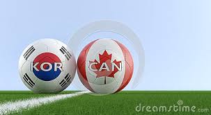 Professional soccer in canada is played in major league soccer, the canadian premier league and the united soccer league. South Korea Vs Canada Soccer Match Soccer Balls In South Korea And Canada National Colors On A Soccer Field Copy Sp Canada Soccer Soccer Balls Soccer Match