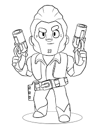 #bibi #brawl stars #brawlstars #brawl stuff #if i knew how to 3d model i would make it a skin. Brawl Stars Colt Coloring Page Free Printable Coloring Pages For Kids