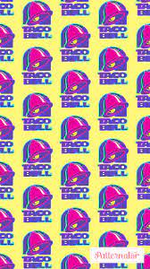 Taco Bell Logo Wallpaper Iphone Background Wallpaper Taco Bell Logo Colorful Wallpaper