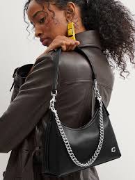 COACH Black Juliet Shoulder Bag 25
