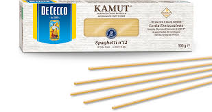 While doing some pantry spring clean recently, rotating. Spaghetti N 12 Kamut Marchio Di Grano Khorasan Pasta De Cecco