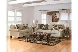 The Ballari Sofa From Ashley Furniture Homestore Afhs Com Contrasting The Clean Light Tone Of The Upholstery Furniture Ashley Furniture Furniture Homestore