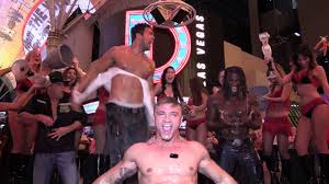 The male stripper was hired for jade d'mon 's bachelorette party as the entertainment. Men Of The Strip Fly Slotzilla Get Icy Reception At The D