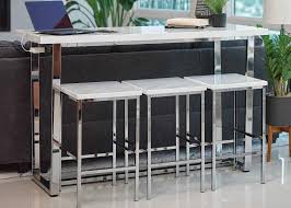 287 x 313 jpeg 23 кб. 182253 4 Pc Topline Marmot White Faux Marble Top Chrome Frame Counter Height Dining Bar Table
