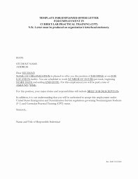 Job Offer Proposal Inspirational Job Fer Letter Template In 2020 Letter Example Letter Templates Business Letter Example