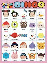 My new tsum tsums came today! Tsum Tsum Bingo Cards 10 Unique Cards With Extra By Bee3shop Tsum Tsum Party Disney Tsum Tsum Disney Party