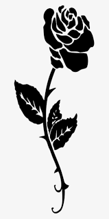 Maybe you would like to learn more about one of these? Rose Black And White Rose Black And White Roses Clipart Simple Tattoo Designs Rose 611x1557 Png Download Pngkit