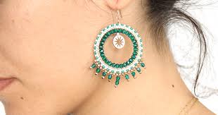 Weitere ideen zu macrame ohrringe, ohrringe, makramee. Wie Werden Perlen Um Einen Ring Gewebt Perles Co