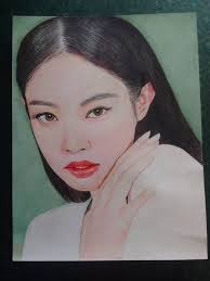 Beautiful painting of a person