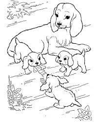 Keep your kids busy doing something fun and creative by printing out free coloring pages. Puppies Are Playing With Their Mother In Farm Animal Coloring Page Kids Play Color