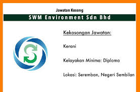 Majlis perbandaran port dickson jawatan kosong majlis perbandaran port dickson. Jawatan Kosong Terkini Swm Environment Sdn Bhd Seremban Negeri Sembilan Jawatan Kosong Terkini
