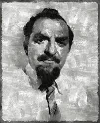 Hugh Griffith Vintage Hollywood Actor Poster