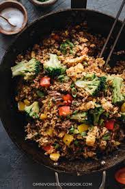 Simple but delicious, stir fry's combination of soy sauce and oyster sauce is fragrant and can easily make your mouth water. Easy Beef Fried Rice ç‰›è‚‰ç‚'é¥­ Omnivore S Cookbook