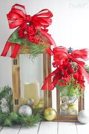 Diy Christmas Lanterns Outdoor Decorations Or Table Centerpieces