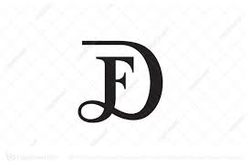 Df is qatar largest online furniture shop. Letter Df Monogram Logo Monogram Logo Lettering Jewelry By Brand