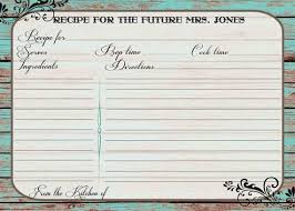 Printable Recipe Cards 4x6 Free Recipe Cards Printable Free Printable Recipe Cards Bridal Shower Recipes Cards