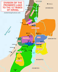 The old city of jerusalem today map 016a the biblical table of nations map 018a the land of map 057a the kingdoms of israel and judah_01. Division Of The Promised Land To The 12 Tribes Of Israel Map