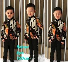 Outer batik motif sinebar asri kombinasi liris seling warno. Model Batik Anak Muslim Model Baju Anak Laki Busana Batik Baju Anak