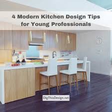 4 modern kitchen design tips for young